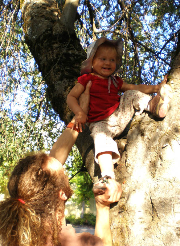 55Kayla_in_tree