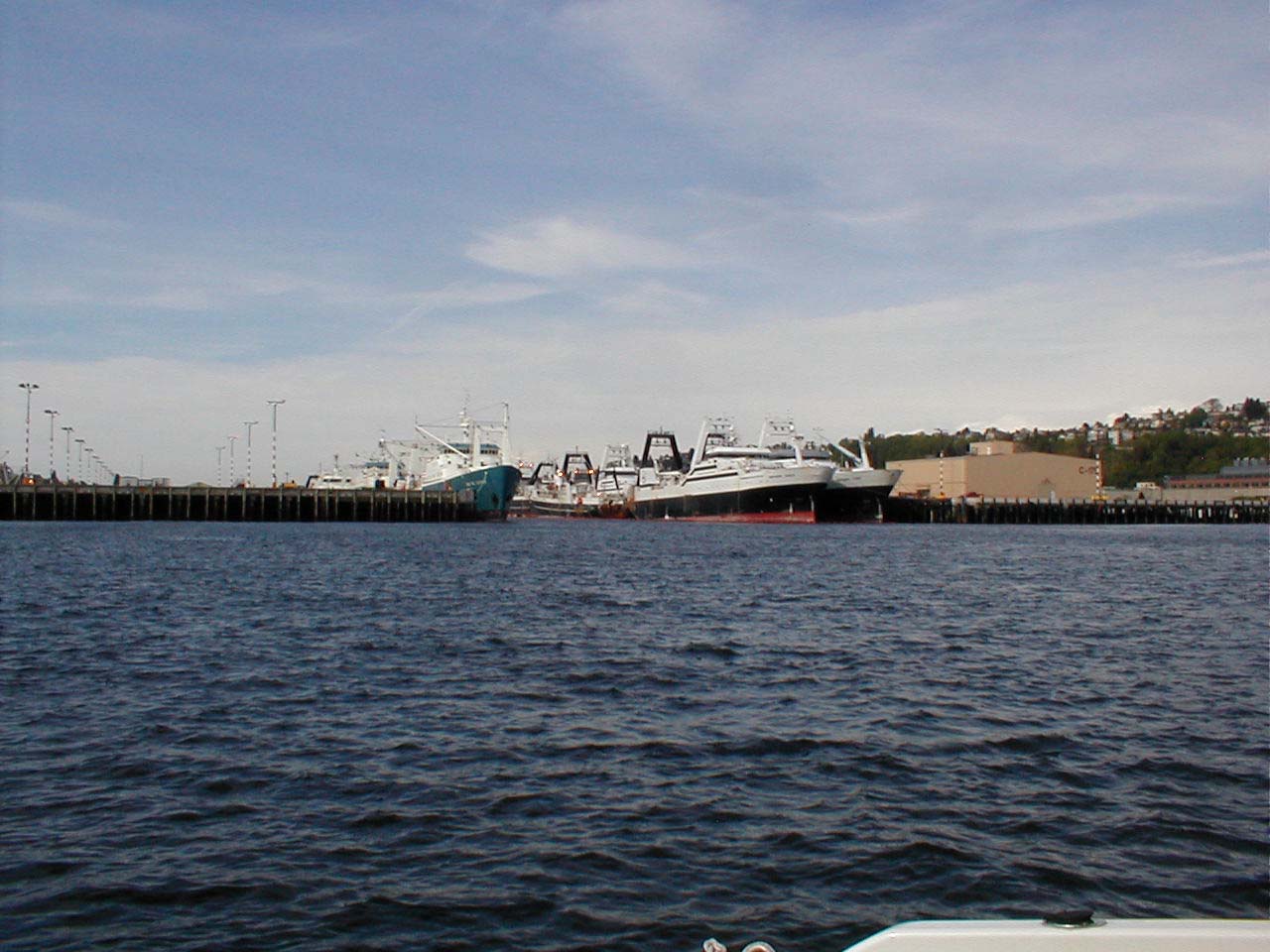 Leaving the marina