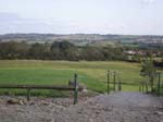 View of Newgrange from the top of the Great Mound